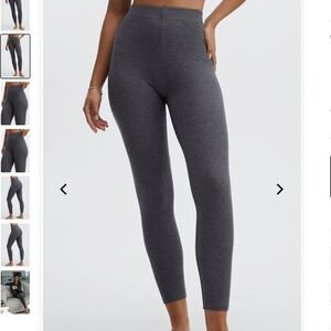Fabletics RestoreKnit Ultra High-Waisted 7/8 pewter